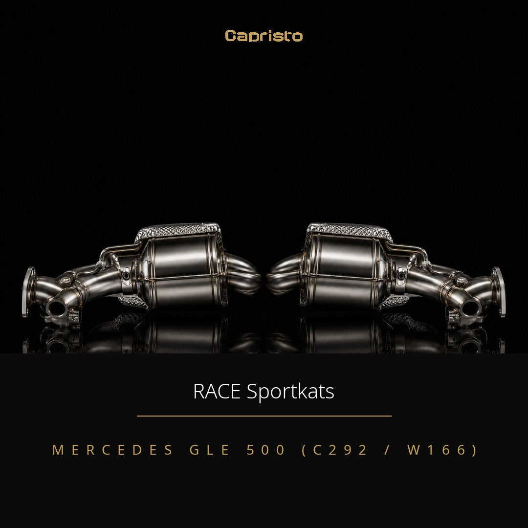 RACE Capristo 100-Zellen Sportkatalysatoren (für orig. ESD) – Mercedes GLE 500