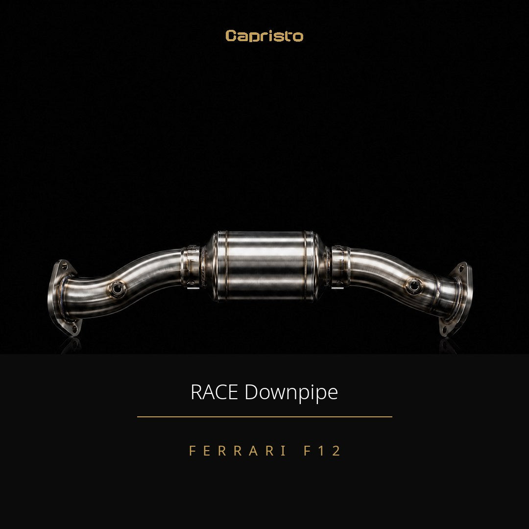 RACE Capristo 250-Zellen Downpipes (mit Hitzeschutz) – Ferrari F12