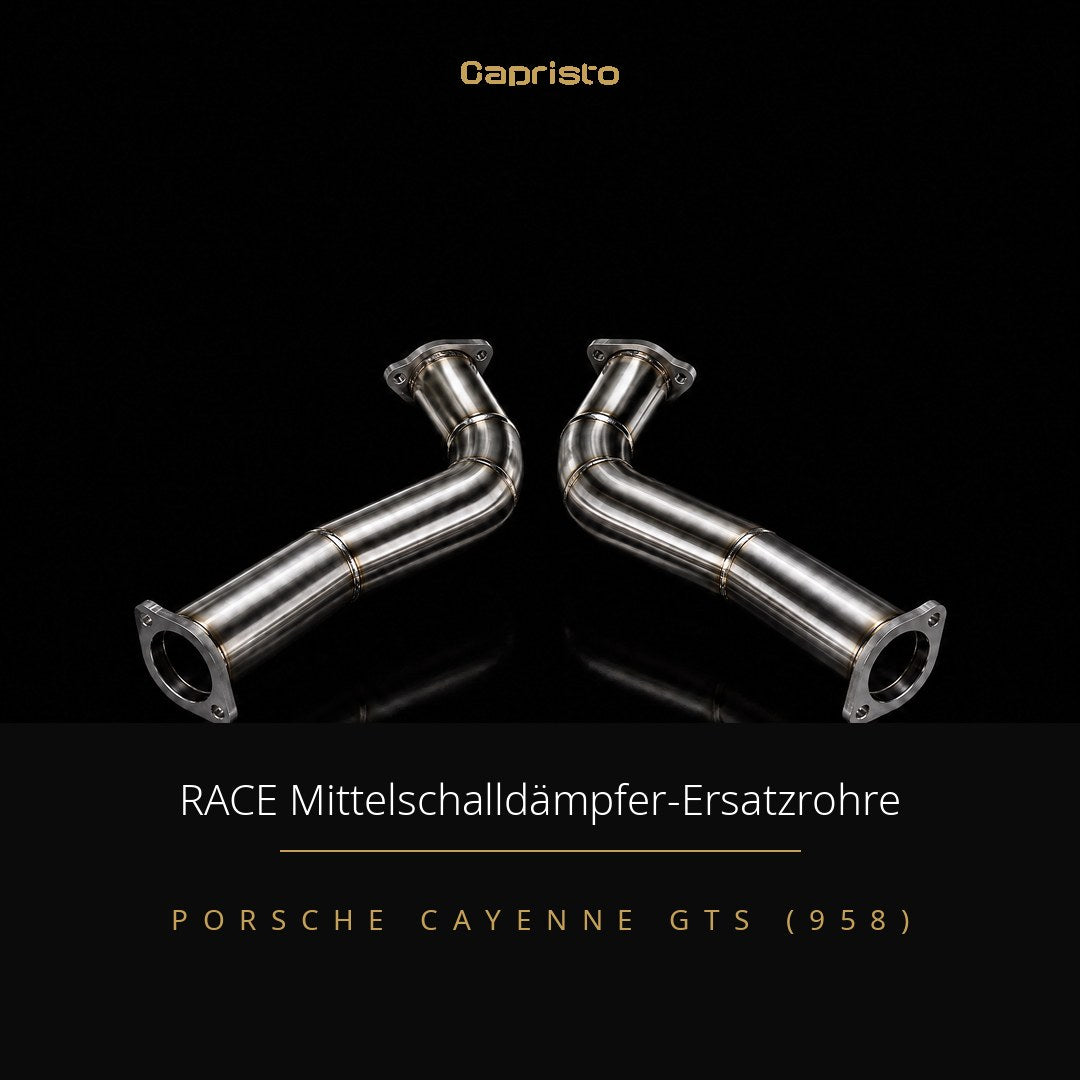 RACE Capristo Mittelschalldämpfer-Ersatzrohr – Porsche Cayenne GTS (958)
