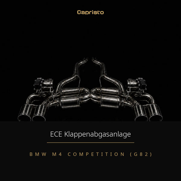 SOFORT VERFÜGBAR! ECE Capristo Klappenabgasanlage – BMW M4 Competition (G82)