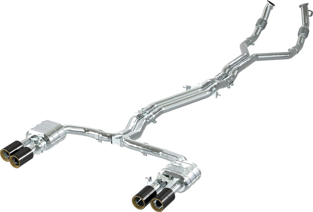 Capristo RACE Klappenabgasanlage mit OEM-Aktuatoren inkl. Endrohre – Audi S8 (D5) - Bild 1