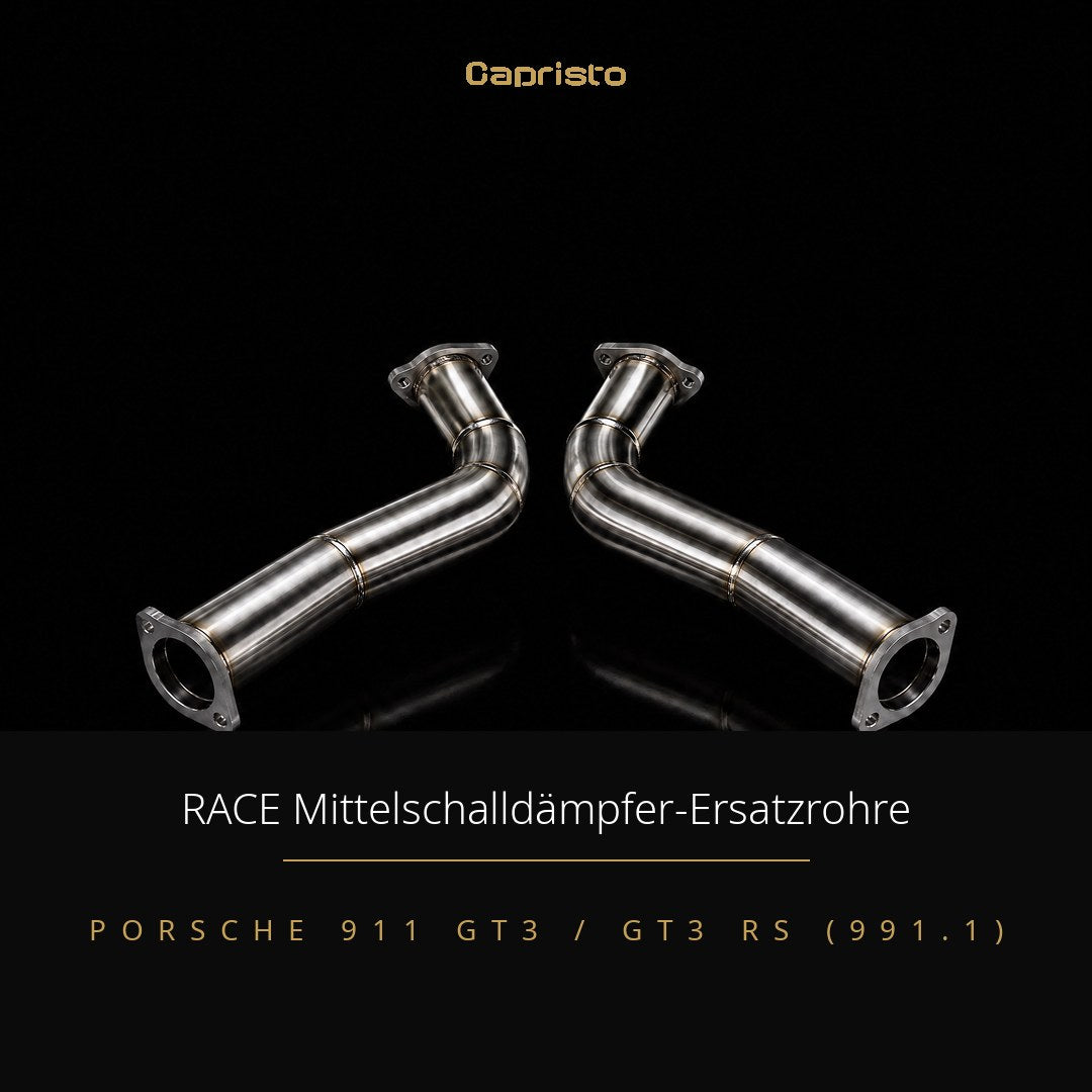 RACE Capristo Mittelschalldämpfer-Ersatz – Porsche 911 GT3 (991.1)