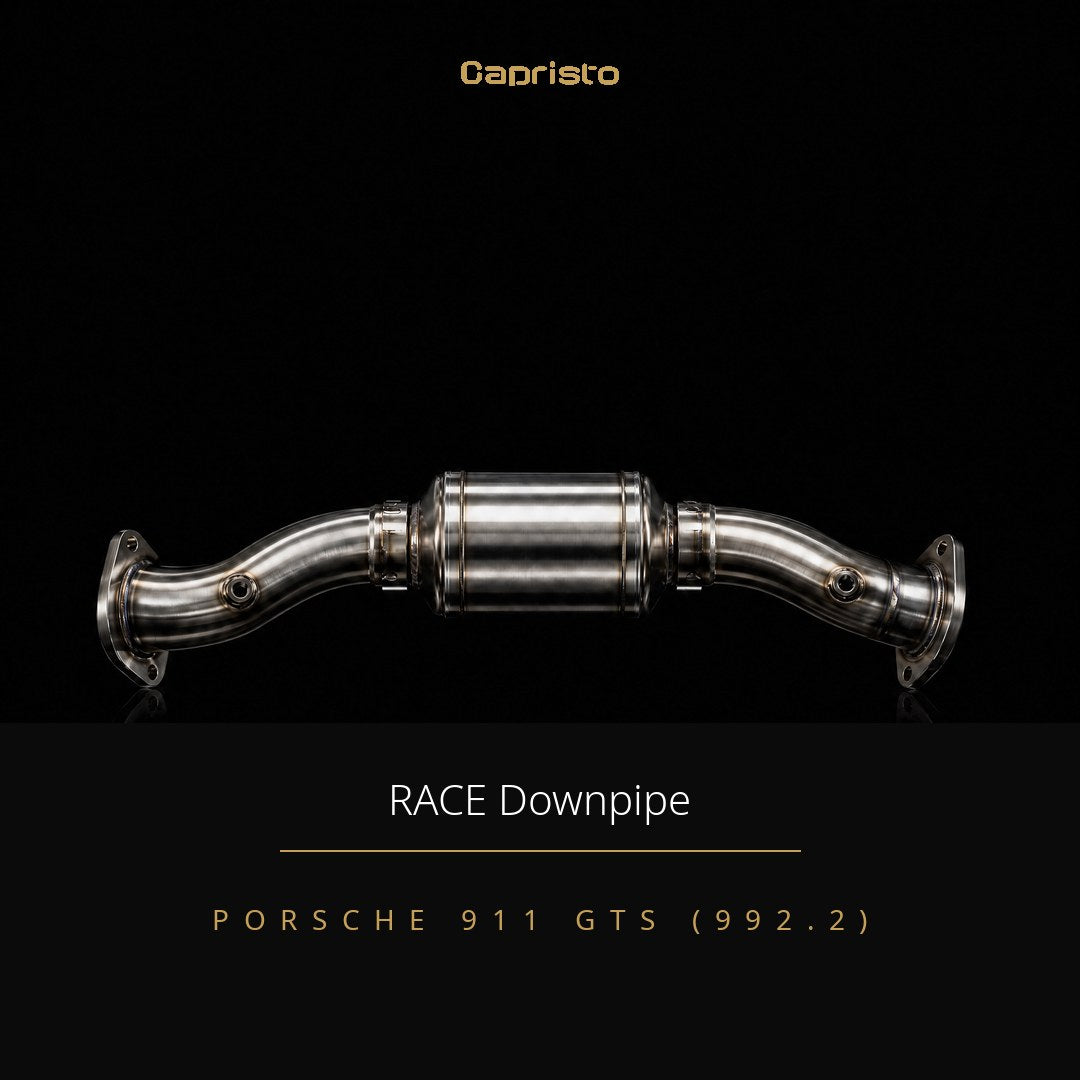 RACE Capristo Downpipe 250 Zellen – Porsche 911 GTS (992.2)