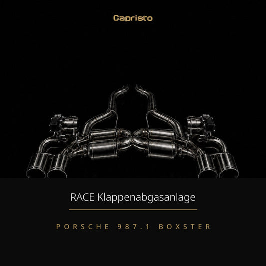 RACE Capristo Klappenabgasanlage – Porsche Boxster (987 MK1)