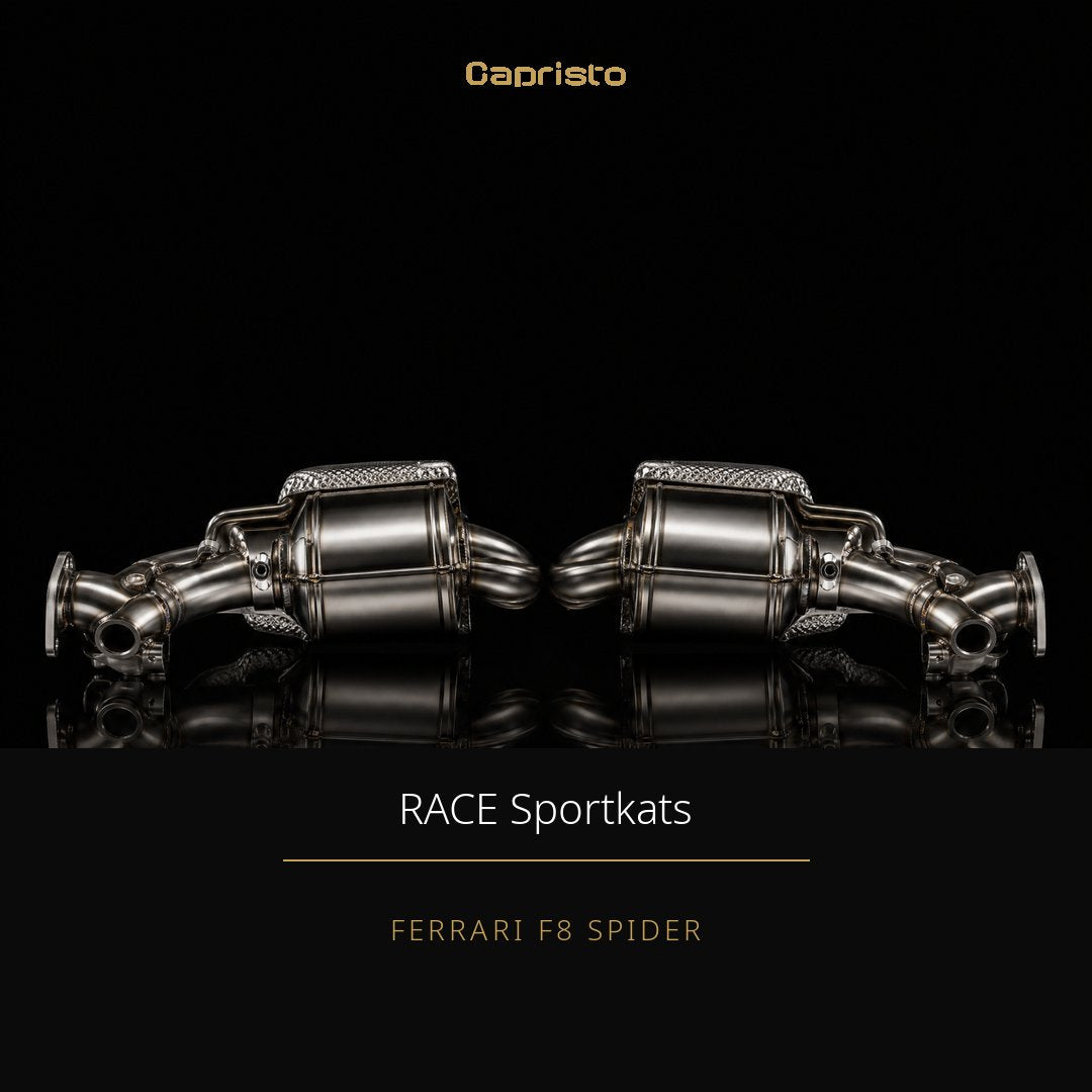 RACE Capristo Sportkatalysatoren – Ferrari F8 Spider