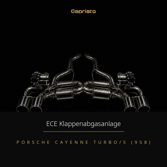 ECE Capristo Klappenabgasanlage – Porsche Cayenne V8 Turbo (958)