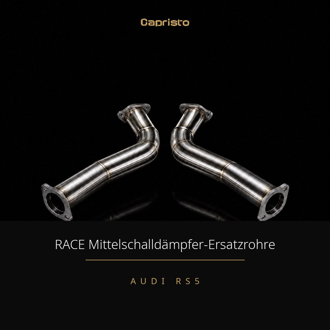 Capristo RACE Mittelschalldämpfer-Ersatzrohre – Audi RS5