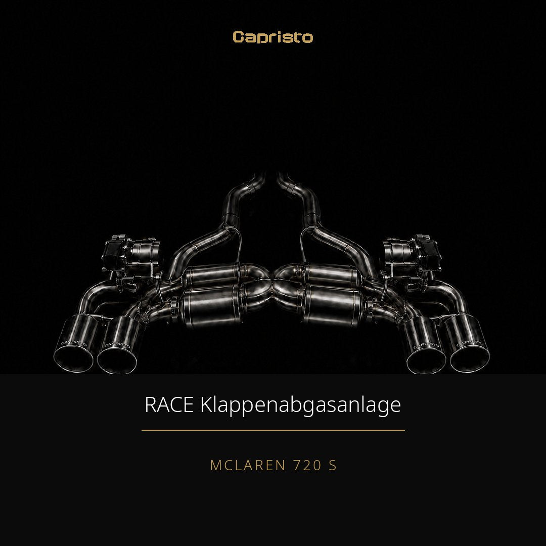 RACE Capristo Komplettsystem (ESD + Downpipes + EVCU-1) – McLaren 720 S