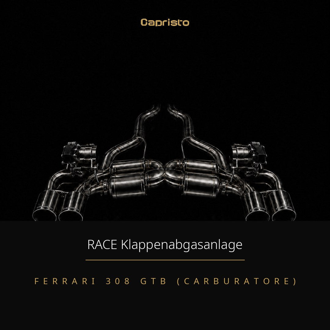 RACE Capristo Klappenabgasanlage – Ferrari 308 GTB (Carburatore)