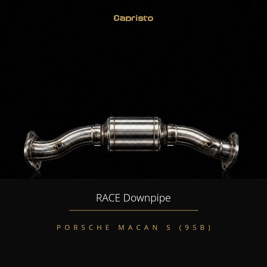 RACE Capristo Downpipe mit 250-Zellen Sportkat – Porsche Macan S / Turbo (95B)