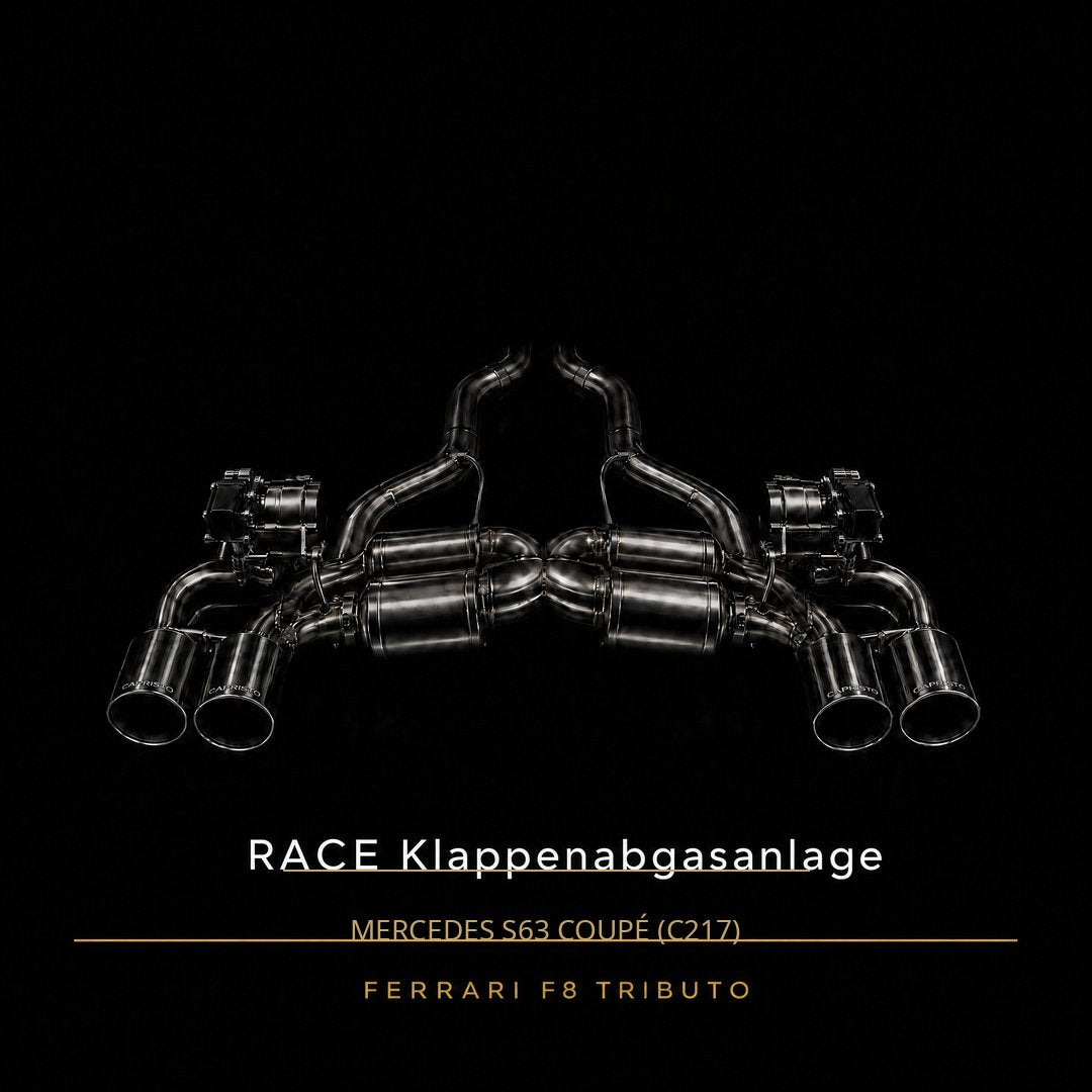 RACE Capristo Klappenabgasanlage OEM – Mercedes S63 Coupé/Cabrio (C217)
