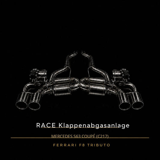 RACE Capristo Klappenabgasanlage OEM – Mercedes S63 Coupé/Cabrio (C217)