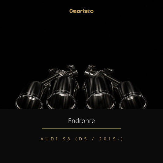 Capristo RACE Klappenabgasanlage mit OEM-Aktuatoren inkl. Endrohre – Audi S8 (D5)