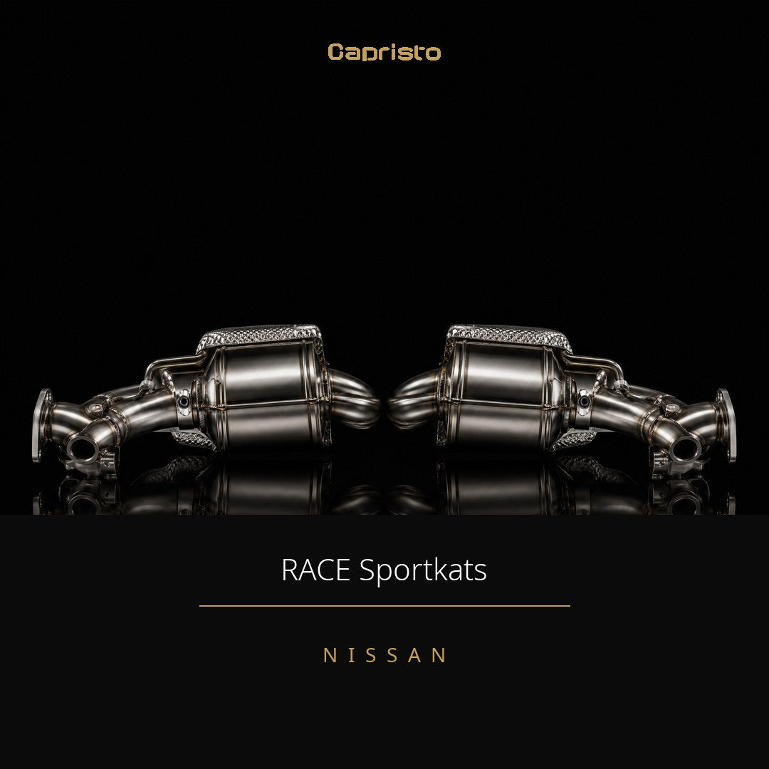 RACE Capristo Mittelschalldämpfer-Ersatzrohr mit 250-Zellen Sportkat – Nissan GT-R (R35)