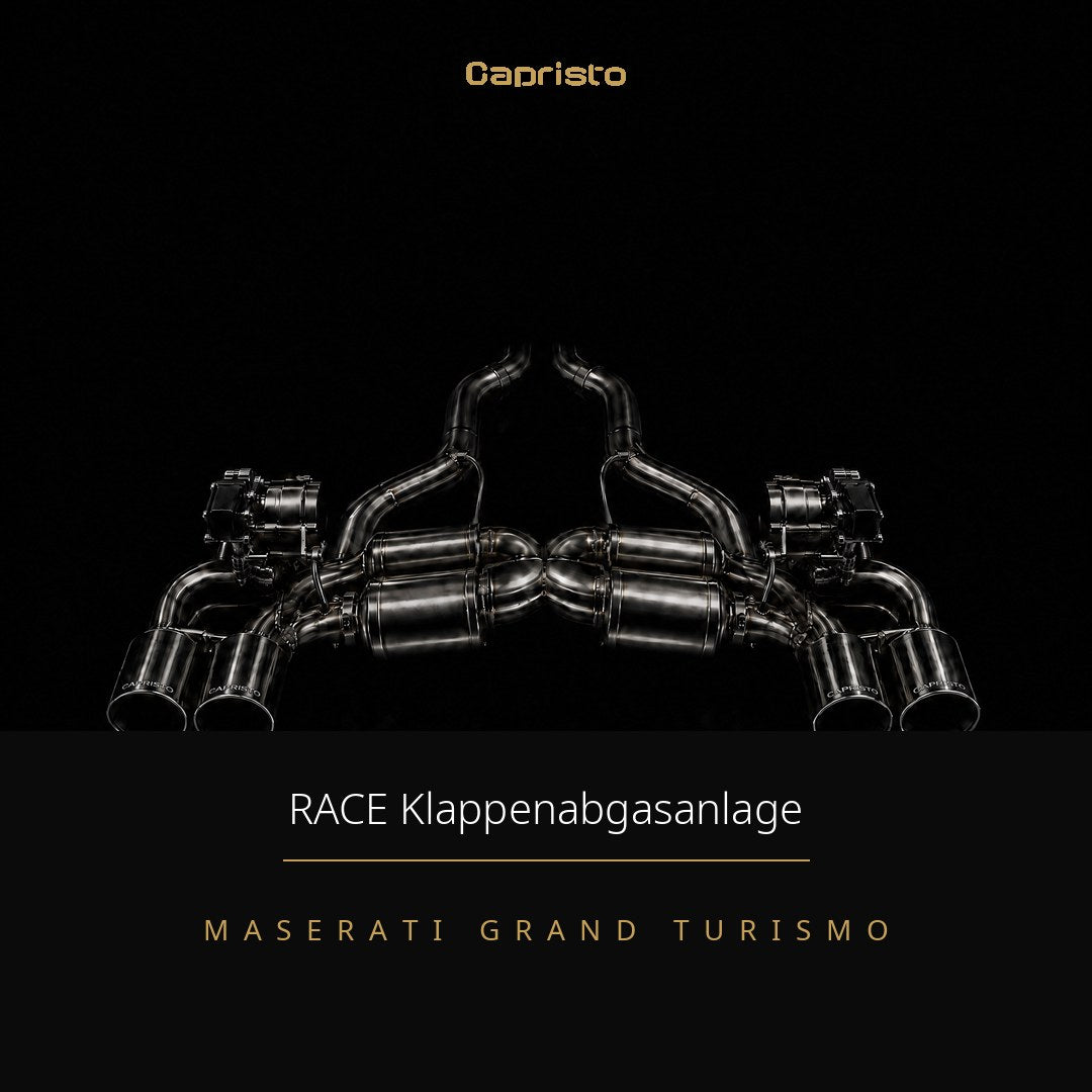 Capristo RACE Klappenabgasanlage mit OEM-Steuerung – Maserati Gran Turismo