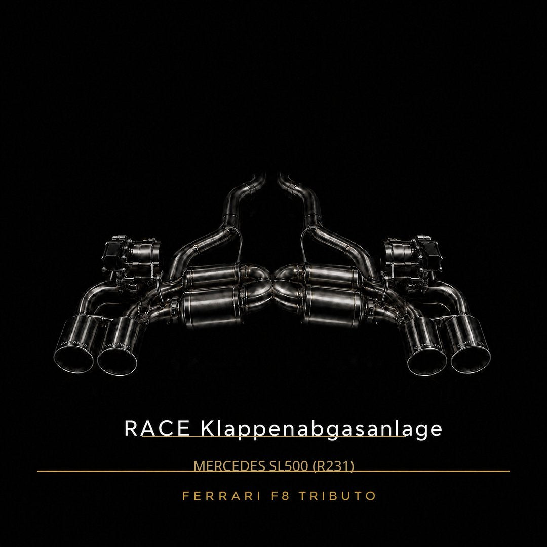 RACE Capristo Klappenabgasanlage – Mercedes SL500 (R231)