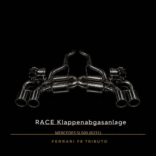 RACE Capristo Klappenabgasanlage – Mercedes SL500 (R231)