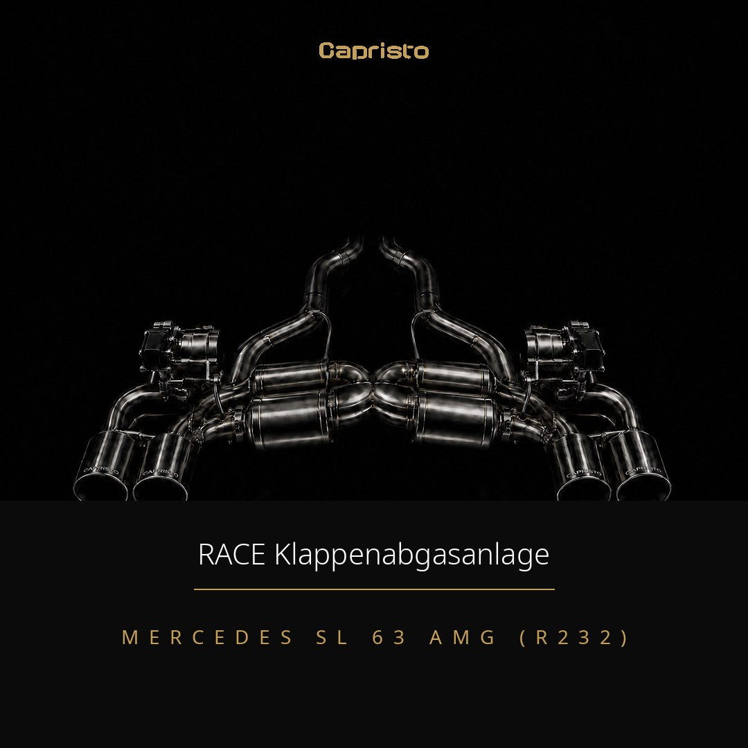 RACE Capristo Klappenabgasanlage – Mercedes SL 63 AMG (R232)