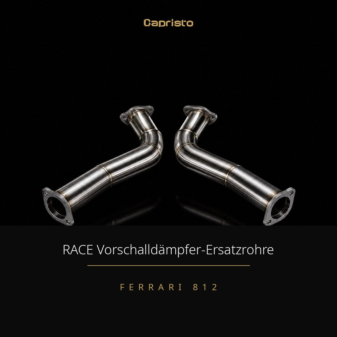 RACE Capristo X-Pipe (Edelstahl) – Ferrari 812