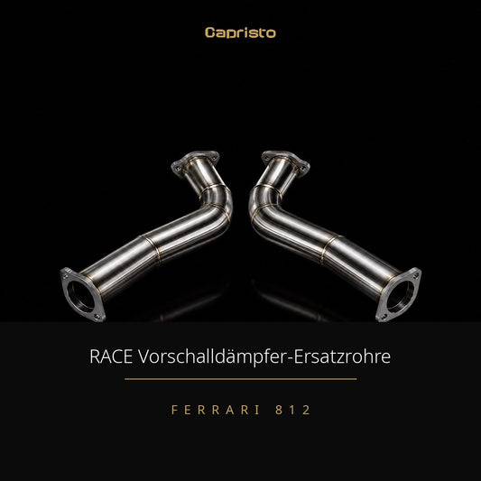 RACE Capristo X-Pipe (Edelstahl) – Ferrari 812