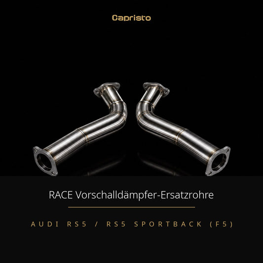Capristo RACE Vorschalldämpfer-Ersatzrohre (ohne OPF) – Audi RS5 (F5)