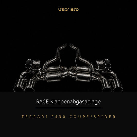 RACE Capristo Abgasanlage (ohne Klappen) – Ferrari F430
