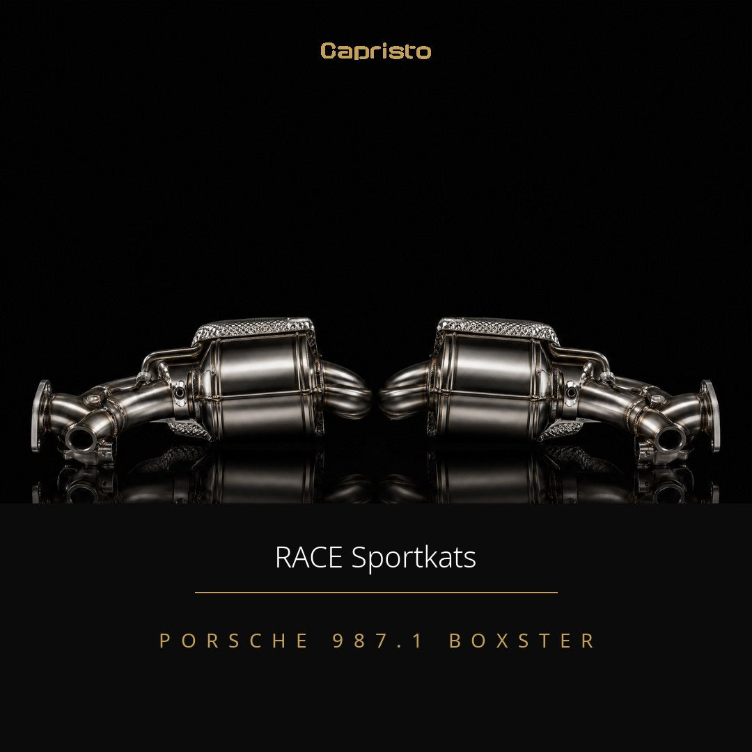 RACE Capristo 250-Zellen Sportkatalysator – Porsche Boxster (987 MK1)