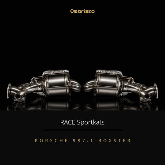 RACE Capristo 250-Zellen Sportkatalysator – Porsche Boxster (987 MK1)