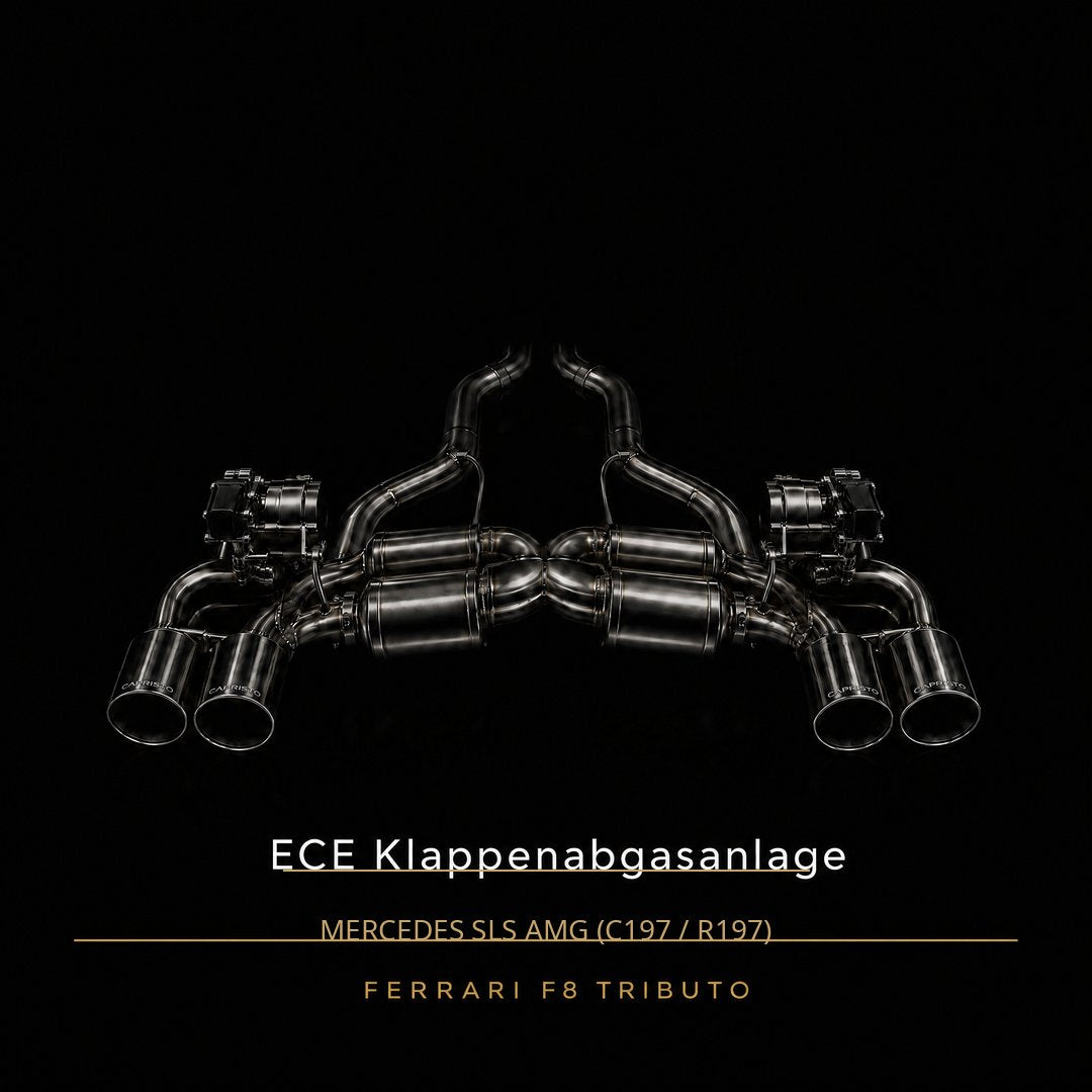ECE Capristo Klappenabgasanlage – Mercedes SLS AMG (C197 / R197)