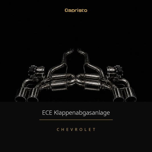 ECE Capristo Klappenabgasanlage – Chevrolet Corvette C8 Stingray