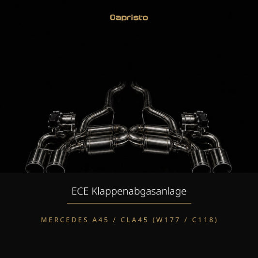 ECE Capristo Klappenabgasanlage – Mercedes CLA45 AMG (C118)