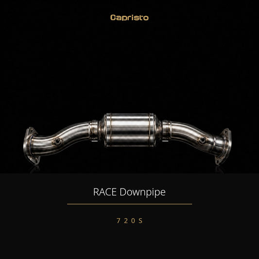 RACE Capristo Klappenabgasanlage mit 100-Zellen Downpipes – McLaren 720S