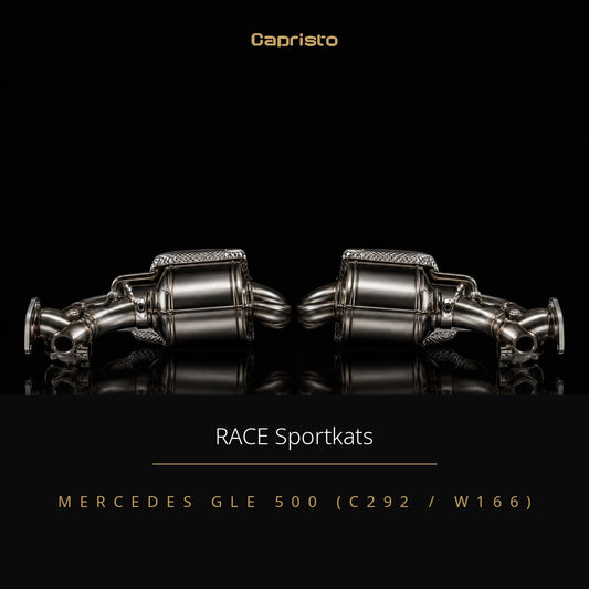 RACE Capristo 100-Zellen Sportkatalysatoren (für orig. ESD) – Mercedes GLE 500