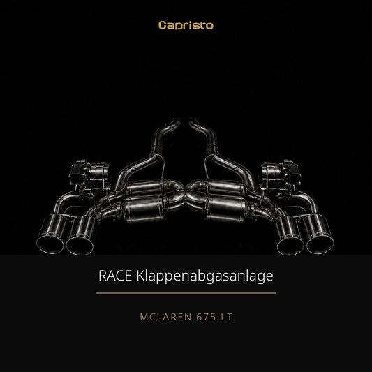 RACE Capristo Komplettsystem (ESD + Downpipes + EVCU-1 + Carbonendrohre) – McLaren 675 LT