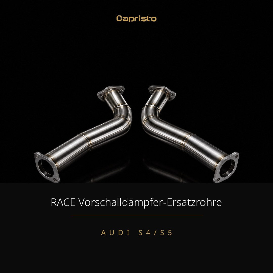 Capristo RACE Vorschalldämpfer-Ersatzrohre – Audi S4/S5