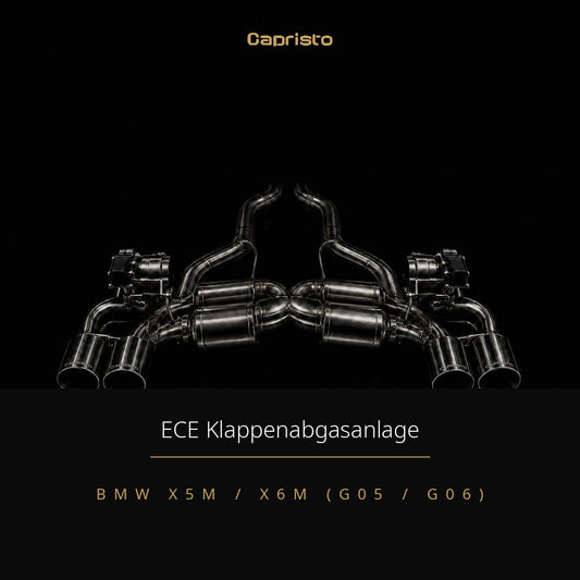 ECE Capristo Klappenabgasanlage – BMW X5M / X6M (G05 / G06)