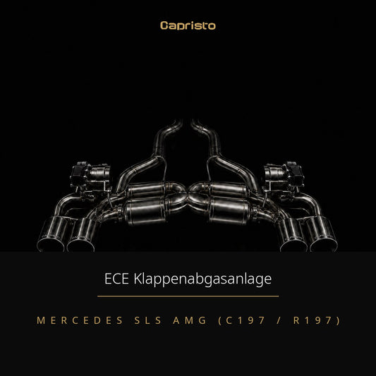 ECE Capristo Klappenabgasanlage – Mercedes SLS AMG (C197 / R197)