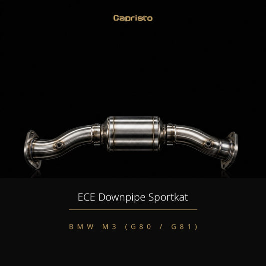 ECE Capristo Downpipes 250 Zellen – BMW M3 (G80 / G81)