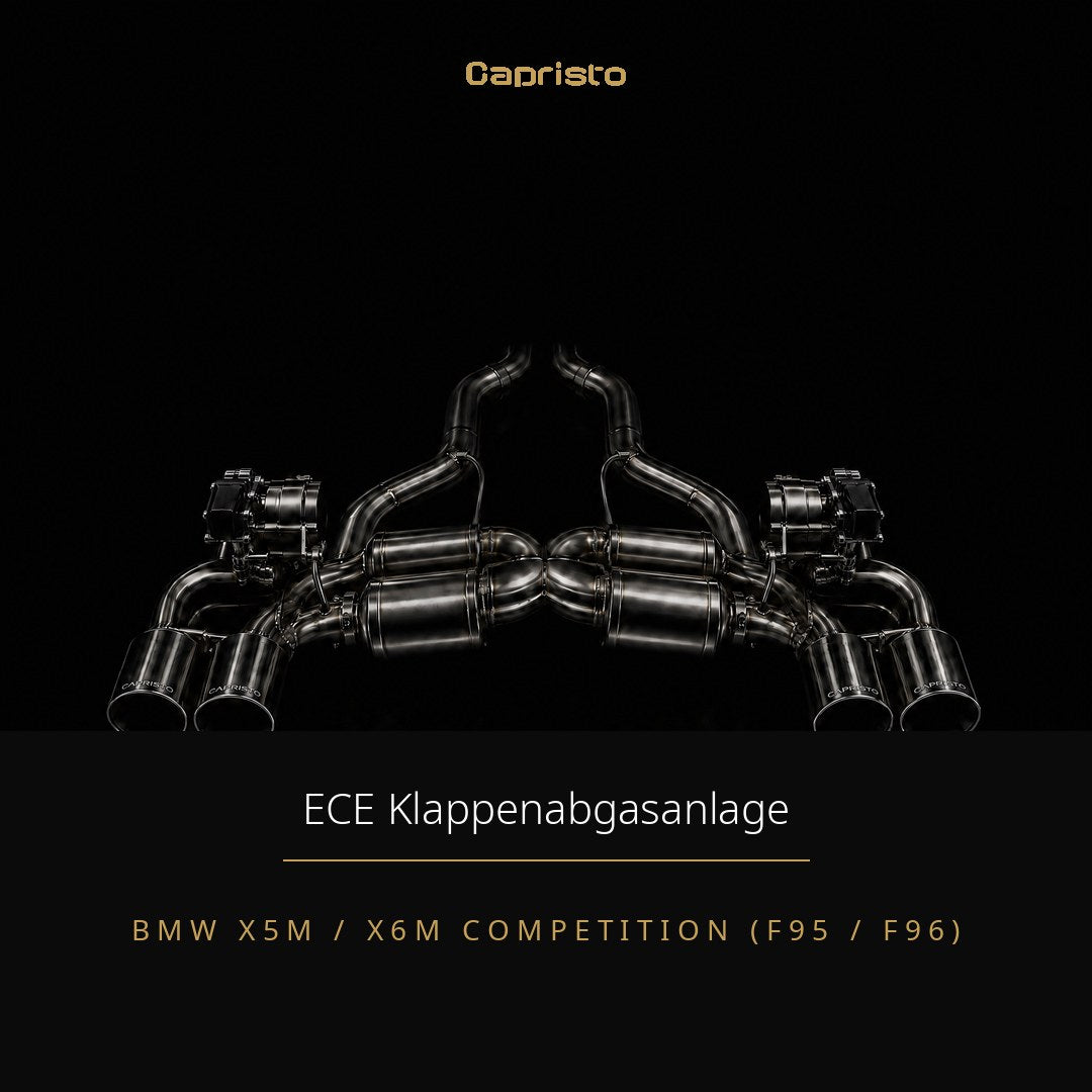 ECE Capristo Klappenabgasanlage – BMW X5M / X6M Competition (F95 / F96)