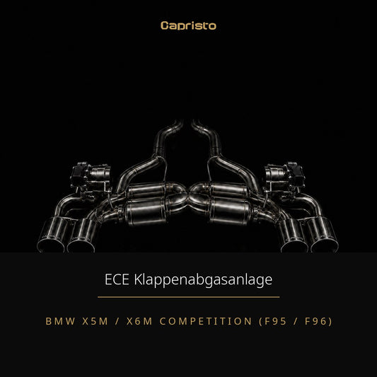 ECE Capristo Klappenabgasanlage – BMW X5M / X6M Competition (F95 / F96)