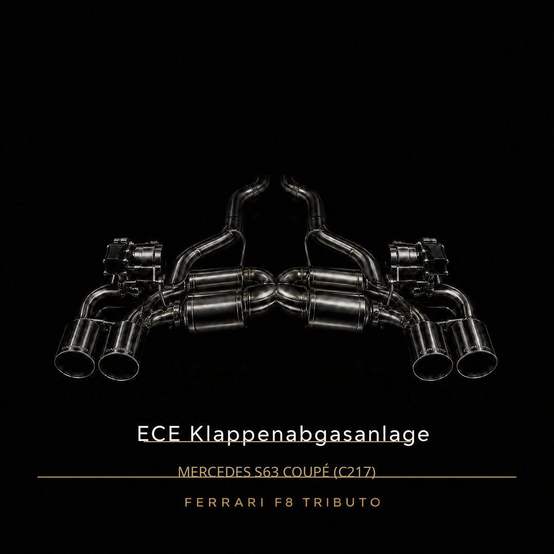 ECE Capristo Klappenabgasanlage – Mercedes S63 Coupé (C217)