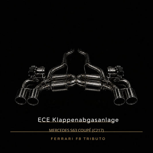 ECE Capristo Klappenabgasanlage – Mercedes S63 Coupé (C217)