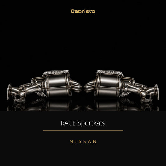 RACE Capristo Mittelschalldämpfer-Ersatzrohr mit 100-Zellen Sportkat – Nissan GT-R (R35)