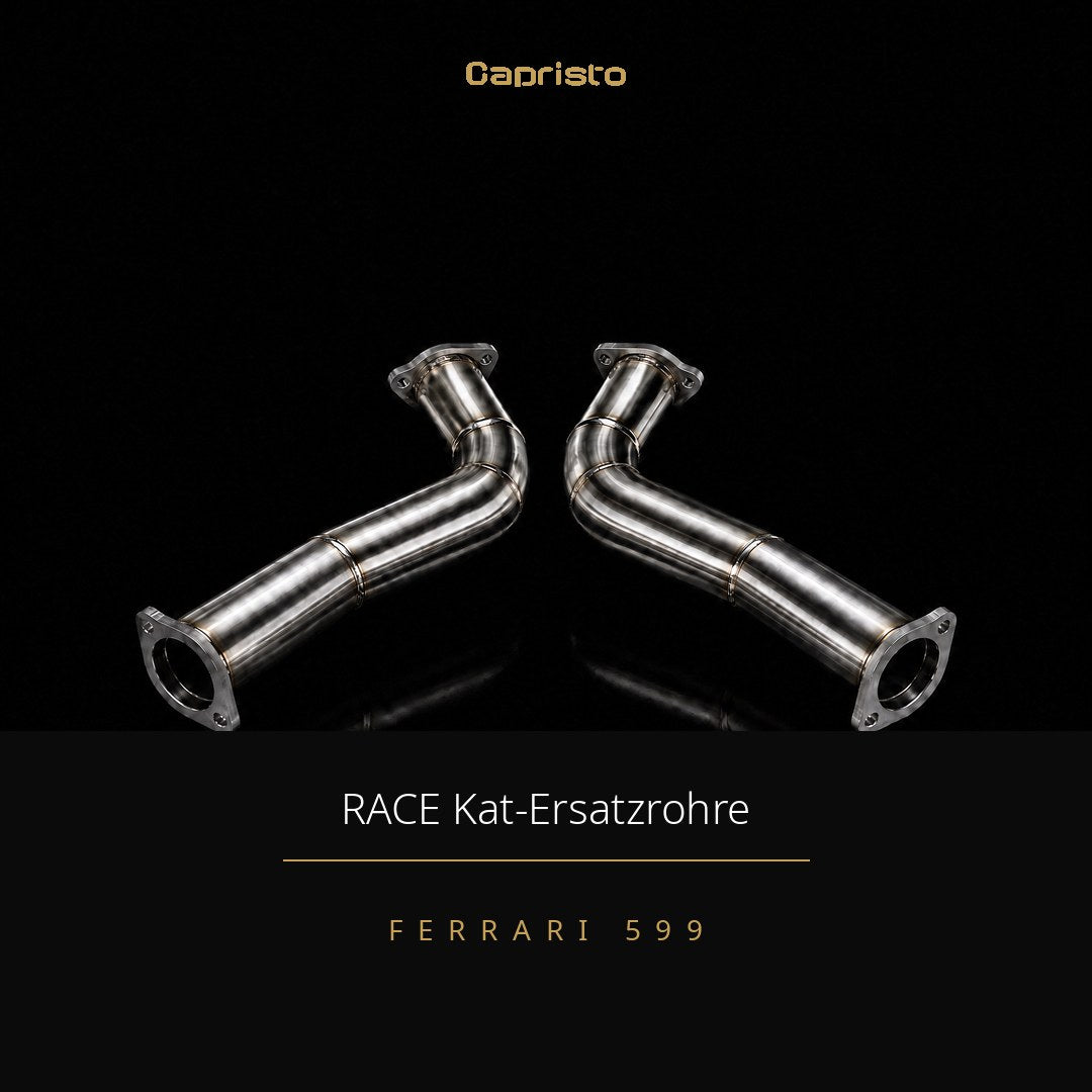 RACE Capristo Klappenabgasanlage (inkl. Kat-Ersatzrohre) – Ferrari 599