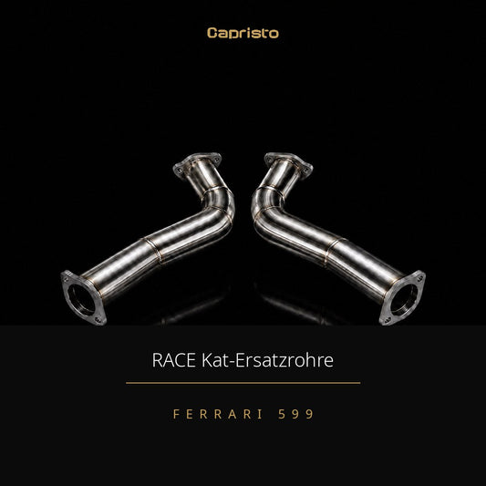 RACE Capristo Klappenabgasanlage (inkl. Kat-Ersatzrohre) – Ferrari 599