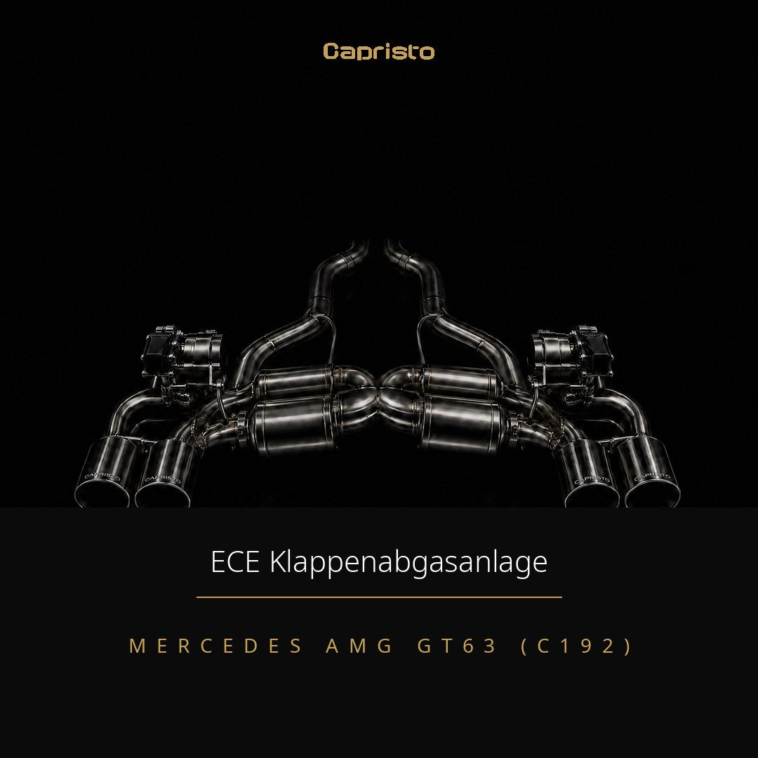ECE Capristo Klappenabgasanlage – Mercedes AMG GT63 (C192)