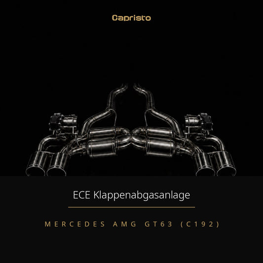 ECE Capristo Klappenabgasanlage – Mercedes AMG GT63 (C192)