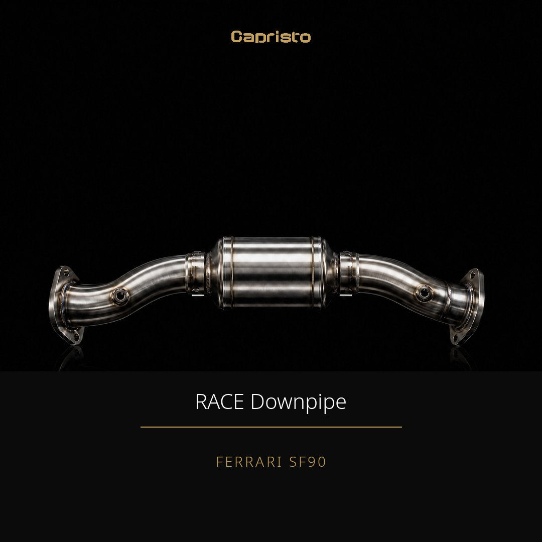 RACE Capristo Downpipes Sportkatalysatoren – Ferrari SF90