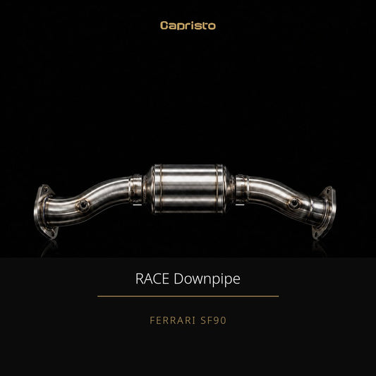 RACE Capristo Downpipes Sportkatalysatoren – Ferrari SF90