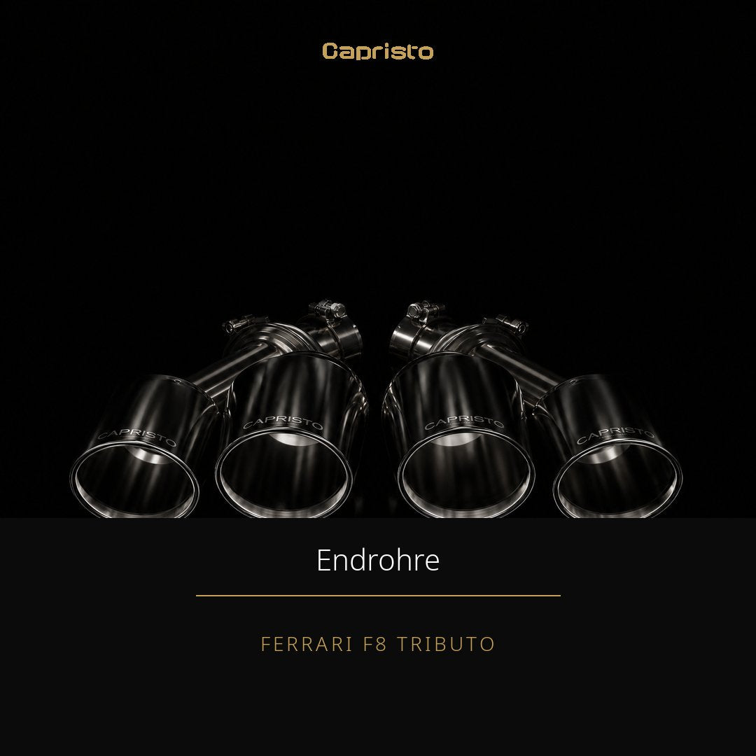 Capristo Endrohre Wicrom Black – Ferrari F8 Tributo